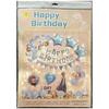 Traje de baño Celebridad de Internet Escena de Fiesta de Cumpleaños Diseño traje Oso Feliz Cumpleaños Banner de Globos Vestir Atmósfera Vida