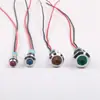 Luz indicadora LED de señal metálica 6 mm 8 mm 10 mm 12 mm luz indicadora universal impermeable 6V 12V 24V 220V