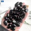 Suministro directo de fábrica piedra rodante de obsidiana natural 15-20 mm piedra en bruto pulido piedra de aromaterapia decoración del hogar piedra para acuario