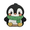 Encantos Lindos de Pingüino para Zuecos Clips Desmontables para Zuecos DIY Accesorios de Decoración para Zapatos de Jardín de PVC