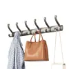 Colgador de Ganchos de Aluminio sin Taladro para Baño, Cocina, Entrada, Gancho Multifuncional Cola de Fénix para el Hogar, Perchero