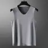 Otoño Invierno Nuevo Hombres Forro Polar Térmico Engrosado Capa Base Ropa Interior Cálida Hombres Sin Costuras Chaleco Calefactor Superior Moderno