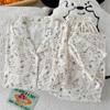 Conjunto de Pijama de Manga Larga y Pantalón Largo para Mujer Estilo Bosque Conejito Estilo Ins Coreano Tela Arrugada de Alto Valor Primavera y Otoño Foto Real Venta al por Mayor