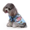 Ropa para Mascotas Verano Ropa para Perro Delgada Casual Estampada Ropa para Mascotas Camisa para Perro Estilo Hawaiano