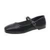 Zapatos Planos Mary Jane Bajos para Mujer Chuyuji Modelo Nuevo 2026, Adecuados para Faldas, Viajes al Trabajo, Zapatos Pequeños de Cuero, Zapatos de Noche