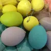 Huevos de Pascua de Plástico Pintados a Mano para Manualidades, Huevos de Plástico Directos de Fábrica al Por Mayor, Juguetes de Pintura para Niños