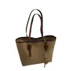 Nova bolsa tote feminina vintage de grande capacidade, bolsa de ombro estilosa e moderna, bolsa versátil de couro PU para sob o braço para mulheres