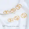 Banda de Acero de Titanio que no se decolora Bucle para Colgante Cierre de Resorte de Acero Pendientes sin Colgante Aros para Orejas Pendientes de Perla Hechos a Mano DIY Accesorios