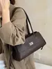 Bolso acolchado tipo Chanel para debajo del brazo, nuevo bolso baguette de alta gama vintage de moda otoño e invierno 2026, bolso de mano al hombro para mujer