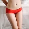 Ropa interior sexy para mujer, tentación, encaje, cintura baja, transparente, sin costuras, bragas de encaje calado para mujer 3233