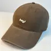 Nueva tendencia de moda primavera para hombres y mujeres gorra de béisbol con bordado tridimensional de todas las combinaciones color sólido para cabeza grande cara pequeña gorra