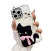 Pulsera de orejas de gato adecuada para funda de teléfono Apple 17 Pro Max, iPhone 15 linda, 16 estilo femenino, 14 modelo nuevo