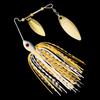 Seis gatos 13g JIG señuelo de cebo falso con barba lentejuelas compuestas lentejuelas anti-enganche de fondo señuelo duro equipo de pesca señuelo