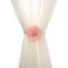 Abrazaderas para Cortinas, Joyería de Flor de Cristal Magnética sin Perforaciones, Hilos para Cortinas, Accesorios Decorativos Creativos de Lujo Accesible, Cortinas Nuevas