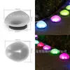 Luces solares de guijarro para exteriores, luces impermeables para césped, luces de paisaje para patio, luces LED de colores cambiantes para jardín