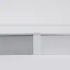 Rodapié de aleación de aluminio 4/6/8cm Hebilla base de alféizar de pared Rodapié metálico negro Panel de rodapié para gabinete