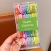 Elásticos de Cabelo Infantis Não Machucam o Cabelo, Cordas de Cabelo Altamente Elásticas, Elásticos de Cabelo para Meninas, Elásticos de Borracha, Elásticos de Borracha para Menininhas, Faixas de Cabelo com Corda de Cabelo para Bebês