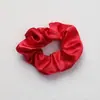 Scrunchie de Cetim Estilo Francês Transfronteiriço, Faixa de Cabelo de Seda Falsa Estilo Coreano, Elástico de Cabelo Floral, Corda de Cabelo Plissada, Acessório de Cabelo