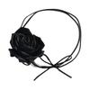 Design personalizado Sense Big Flower chocker Fashion Ins Bohemian Long Strap Colar de flores tridimensionais