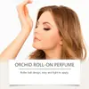 Encantador Roll-On de Fragancia de Orquídea Fragancia de Orquídea Fragante Deja un Encanto Encantador Perfume Portátil Fresco y Elegante