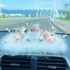 Adorno para Coche de Ciervo para Viaje Seguro Perfume para Coche Celebridad de Internet Incienso Suministros de Decoración Interior para Coche Nuevo Juego Completo Femenino
