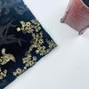Tecido de Veludo Bordado Fio Dourado Pega Estilo Chinês Tecido Bordado Outono e Inverno Novo Colete Estilo Nacional Han Dynasty Cheongsam em Estoque