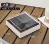 Caja de Empaque para Pastel de Cuatro Compartimentos, Caja de Papel para Postre para Llevar de Cuatro Piezas, Caja de Papel, Caja de Plástico Portátil con Asa