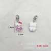 Contas de dopamina contas contas soltas gota de óleo contas pintadas à mão pulseira corrente de celular acessórios pingente de liga kt gato kitty