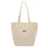 Bolso de lona nuevo estilo coreano 2026, gran capacidad, versátil, doble cara, bolso de hombro para el día a día, bolso tote para el trabajo, cesta de compras de mano