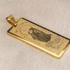 Amuleto de Buda de Acero de Titanio Colgante Nanwu Amitabha de Doble Cara Nombre de Seis Caracteres Colgante de Metal Colgante Regalo Adherido Venta al por Mayor