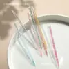 Arte de Unha Cristal Palito de Laranja Caneta Pontilhada Dupla Face Empurrador Removedor de Cutícula Ferramenta com 50 Peças Cristal Pontilhando Cola para Strass Palito de Cola Relevo