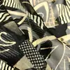 Tela estampada de gasa con calados, vestido geométrico de mujer primavera-verano, bufanda de seda estilo chino, chal, tela para exportación europea