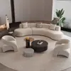 Juego de sofá y mesa de centro para lobby de hotel para oficina de ventas, área de negociación y descanso, recepción, salón de belleza, club, forma de arco en esquina