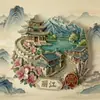 Nuevos imanes de refrigerador de ciudad con diseños creativos de monumentos chinos como Pekín, Shanghái y Lijiang, en relieve como regalos de recuerdo turístico
