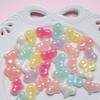 Cadena para Teléfono Móvil con Cuentas Mezcladas Hechas a Mano Cuentas Sueltas Cuentas de Corazón Lote Suelto DIY Color Plateado Cuentas de Pulsera de Gelatina