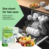 Nuevo Limpiador de Vajilla para Frutas y Verduras, Pastillas para Lavavajillas, Eliminación de Manchas, Conserva la Fragancia, Aroma Fresco, Suave con las Manos, Multifuncional, Listo para Enviar, Desengrasante