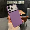 Adequado para Capa de Celular iPhone 17 Pro Max com Botões Vazados, Capa Protetora de Silicone Fosco Apple 16, Anti-Impressão Digital