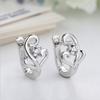 Celebridade personalizada da Internet Hong Kong Elegante Mulheres Brincos Moda Brincos Hong Kong Gosto Música Ear Buckle Doce Princesa Orelha Fivela