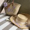 Letras Personalizables 2026 Nuevo Estilo Verano Vacaciones Sombrero de Playa Costa Sombrero de Sol de Ala Ancha Sombrero de Paja de Verano para Mujer Protección Solar