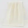 Toalla Fina de Gasa Arrugada Estilo Japonés, Suave, Absorbente, Transpirable, Hidratante, Toalla para Lavado Facial, Color Liso, Sencilla y Amigable con la Piel