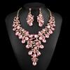 Fábrica de Origen Accesorios Europeos y Americanos Collar Retro Exagerado Traje para Mujer Lujo Cristal Accesorios para Vestido de Banquete Cadena para Clavícula