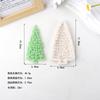 Vestido de Natal Molde de Silicone para Árvore de Natal Cartão de Chocolate Molde de Bolo Ultra Leve de Argila Macia Molde de Cerâmica