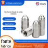 Parafuso de Cabeça Esférica com Mola, Rosca Hexagonal de Aço Inoxidável, Parafuso de Posicionamento de Esfera de Aço para Apertar