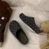Primeiro Encontro Temporada Chinelos de Feltro Fofos Femininos Outono Roupa Externa 2026 Novos Mules Slip-on de Solado Macio Meio Chinelos Birkenstock Bo