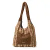 Bolso Tote de Lana Nuevo Otoño e Invierno, Gran Capacidad, Bolso Versátil para Viajes Diarios para Mujer, Bolso Cruzado, Bolso de Alta Gama Estilo Coreano para Mujer