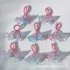 Urso Resinado com Cabeça de Gato e Patas de Gato que Mudam de Cor com Luz UV, Pulseira com Contas Espaçadoras para Celular, Acessórios para Corrente de Celular DIY Feita à Mão