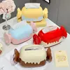 Caja de Pañuelos con Forma de Caramelo con Diseño de Elevación por Resorte, Lindo Portaservilletas de Escritorio, Dispensador Decorativo de Papel de Cocina para el Hogar