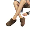 Sapatos slip-on estilo Birkenstock, com sola grossa, forrados de fleece e totalmente fechados, novos sapatos casuais de algodão quentes de inverno 2026, estilo Birkenstock