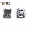 Fábrica Hengshengxing fornece esqueleto de transformador EPC19 horizontal 6+6 L pin slot único suporte personalização