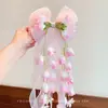 Nuevo Pasador de Primavera y Verano con Lazo de Tulipán, Pin Lateral con Cadena de Perlas y Cinta, Accesorio Súper de Hada